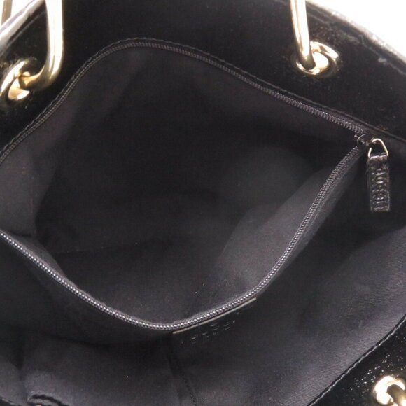 GUCCI Black Leather Tote Bag - Picture 8 of 11